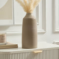 Azalea Matt Effect Vase - Taupe