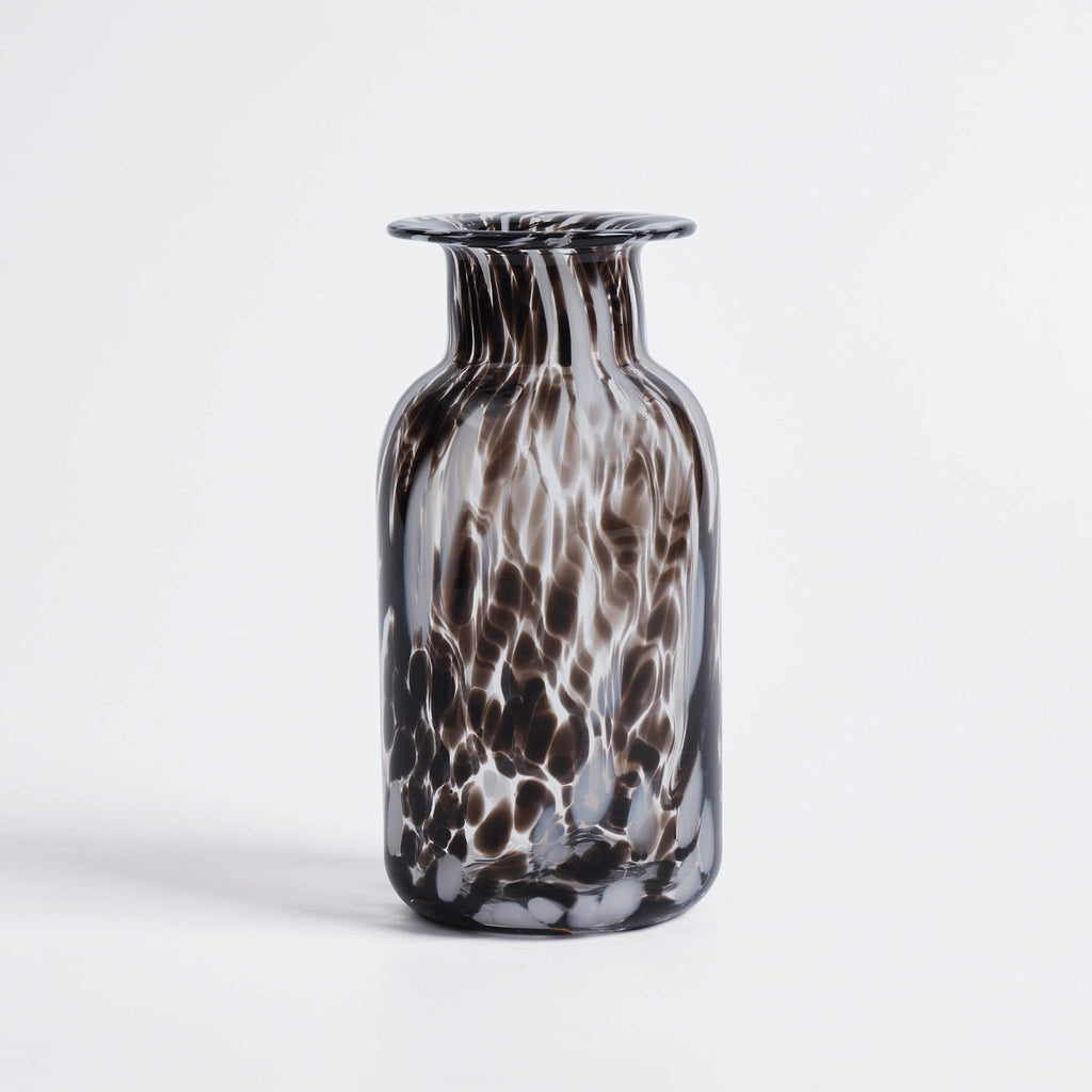 Jasmine Confetti Vase - Black/White