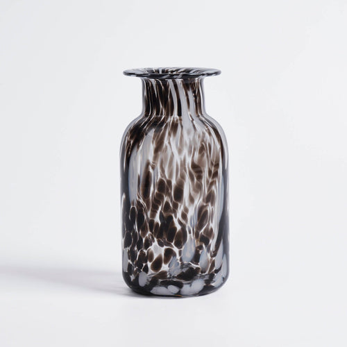 Jasmine Confetti Vase - Black/White